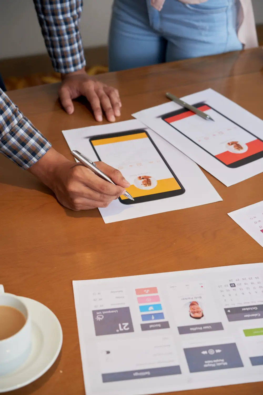 UI/UX design illustration for educational platforms