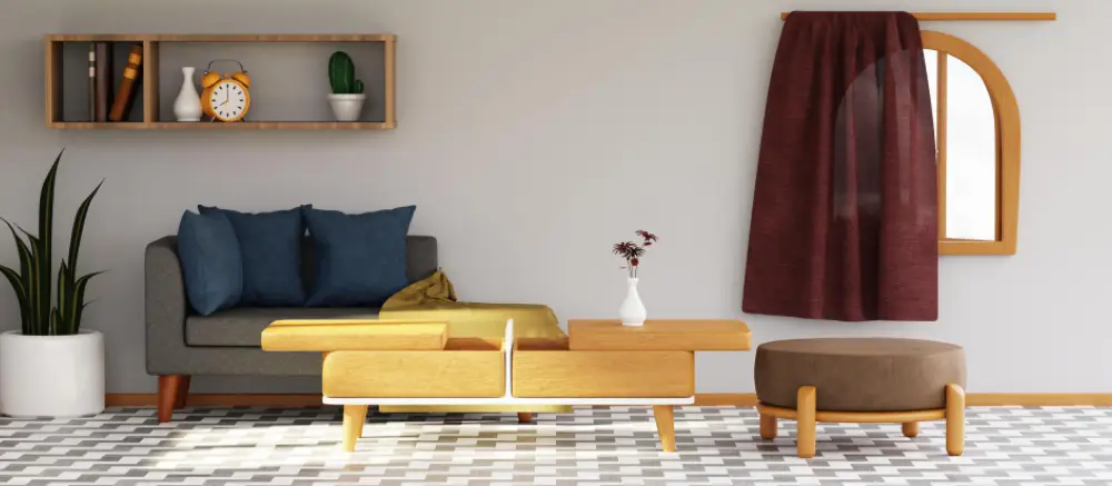 Furniture and home décor ecommerce illustration