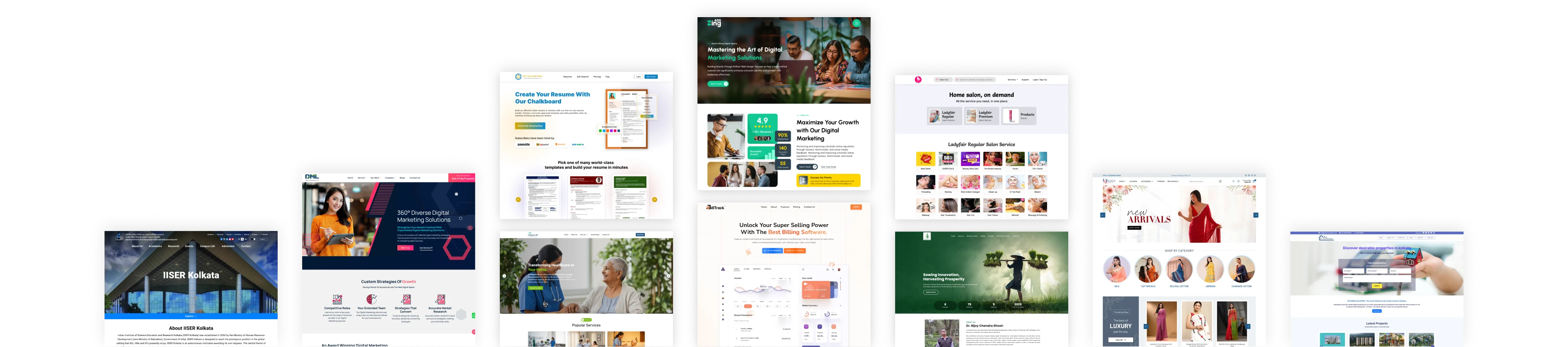 Portfolio section background graphic